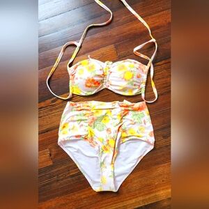 NWOT Aerie High Waisted Bikini!🩷🧡💛